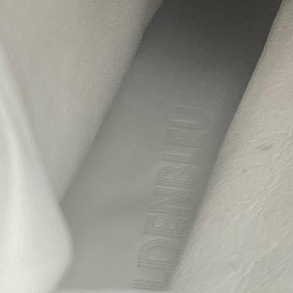 Luxe: new Goldenbleu ♔ Carly Fold Over Wedge Heel Tall Leather Boots ♔ Taupe ♔ - Picture 9 of 16